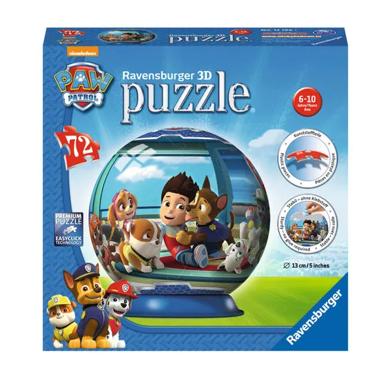 Paw Patrol  Paw Patrol Puzzelbal - 72 stukjes