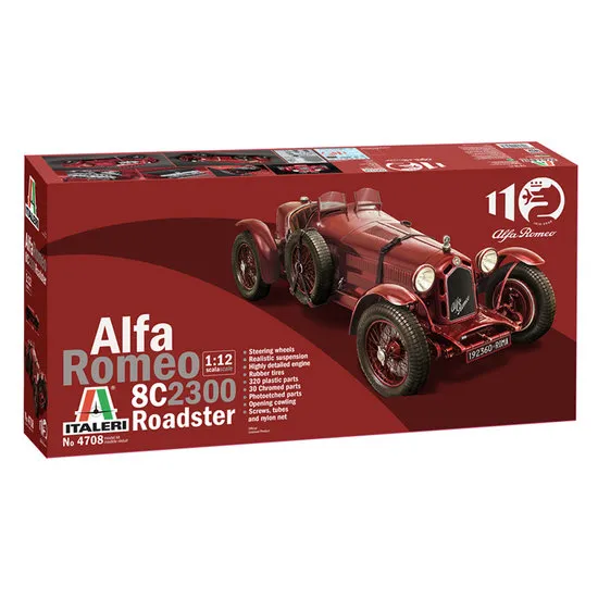 Italeri Alfa Romeo 8C2300 Roadstar 1:12  # Italeri 4708