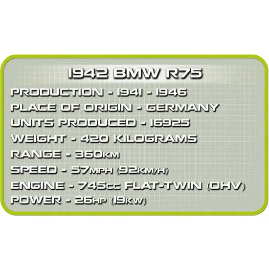 Cobi  BMW R75 # Cobi 2149