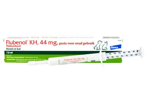 Elanco Flubenol KH ontwormingspasta 7,8 ml | Tegen spoelwormen, haakwormen en bepaalde lintwormen bij honden en katten