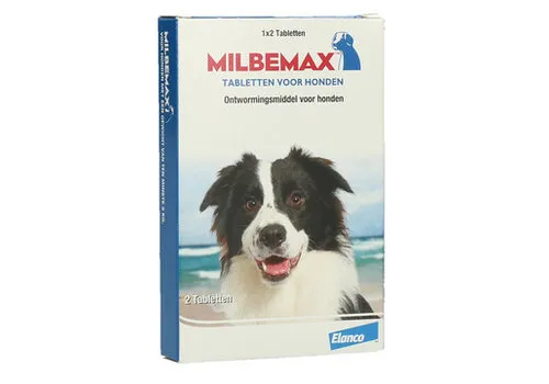 Milbemax Ontwormingstabletten Hond vanaf 5 kg | 12,5/125 mg