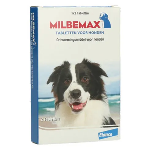 Milbemax Ontwormingstabletten Hond vanaf 5 kg | 12,5/125 mg