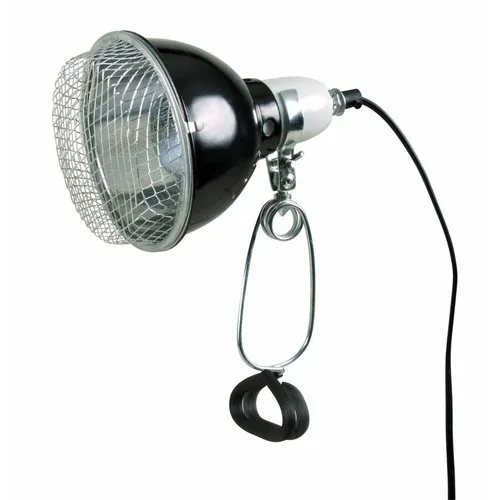 Trixie Reflector klemlamp met draadbeschermkap