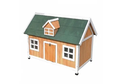 Duvo+ Kippen- en konijnenhok combi | 115 x 68 x 86 cm