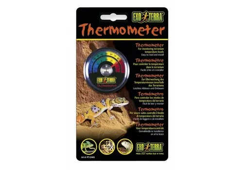 Exo Terra Analoge terrariumthermometer – eenvoudige temperatuurmeting