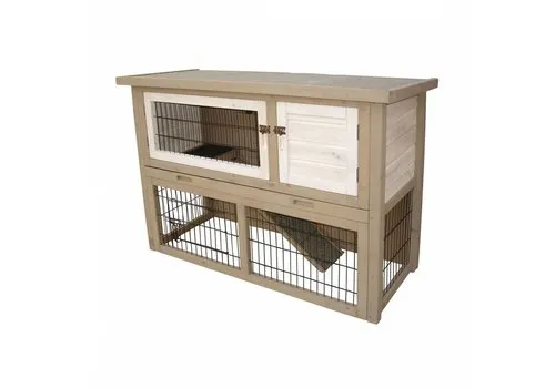 Duvo+ Konijnenhok Cotton Cottage | 111x45x78 cm