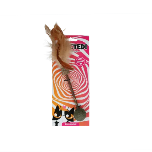 Addicted Stick Met Bal En Veren Addicted Stick Met Bal En Veren
