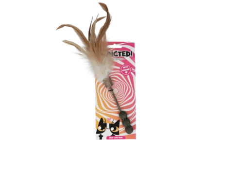 Addicted Stick Met Ballen En Veren Addicted Stick Met Ballen En Veren