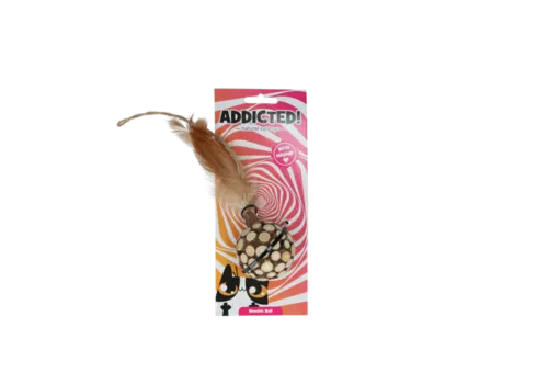 Addicted Houten Bal Met Veren Addicted Houten Bal Met Veren