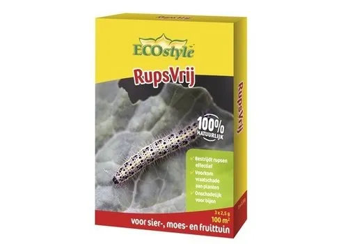 ECOstyle RupsVrij - natuurlijke bestrijding van rupsen in tuin en moestuin