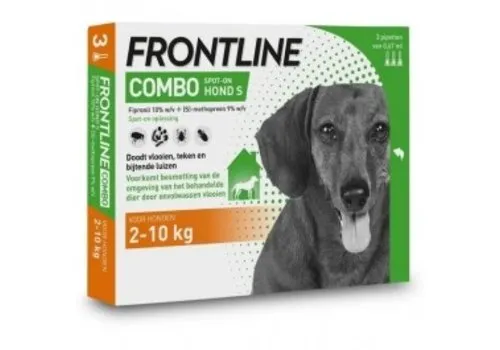 Frontline Spot-On Hond 2-10 kg tegen Vlooien, Teken en Luizen