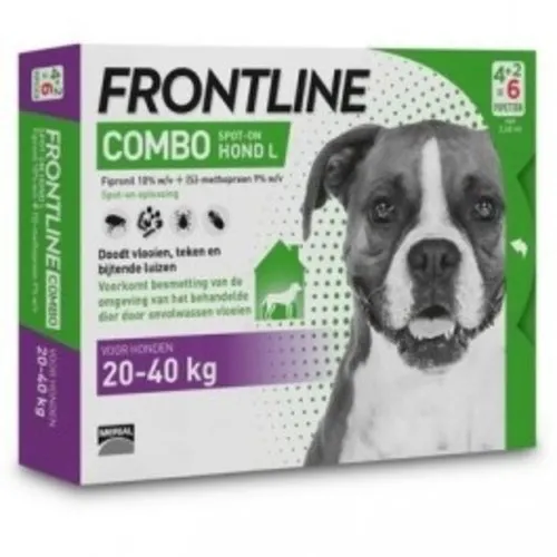 Frontline Vlooien- en Tekenmiddel Hond 20-40 kg | 3 of 6 Pipetten