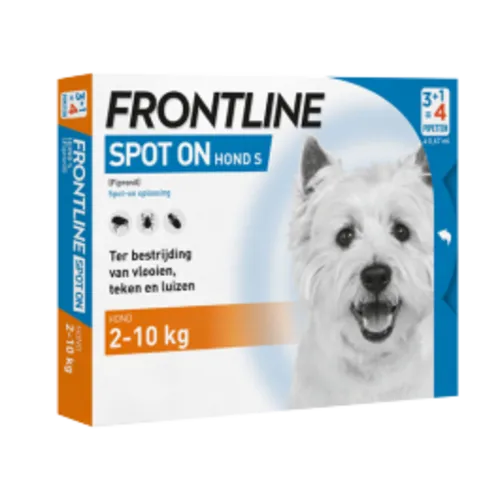 Frontline Spot on Vlooien- en Tekenpipetten Hond