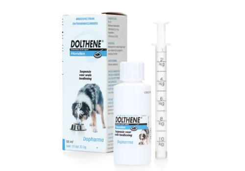 Dolthene Vloeibaar Ontwormingsmiddel Hond | 50 ml | Driedaagse Wormenkuur