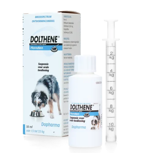 Dolthene Vloeibaar Ontwormingsmiddel Hond | 50 ml | Driedaagse Wormenkuur
