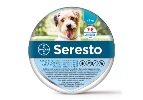 Bayer Seresto Vlooien- en Tekenhalsband Kleine Hond