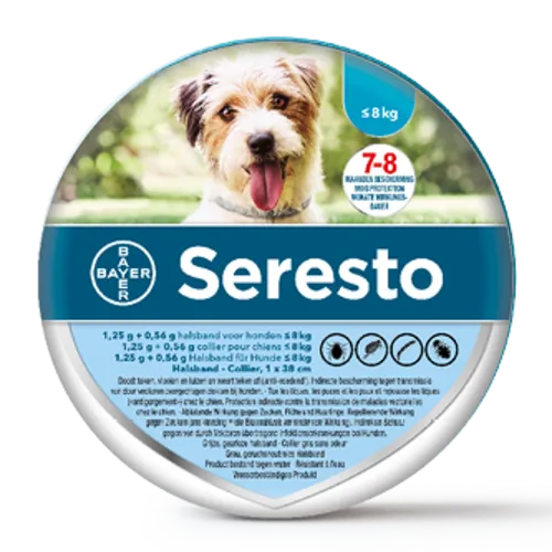 Bayer Seresto Vlooien- en Tekenhalsband Kleine Hond