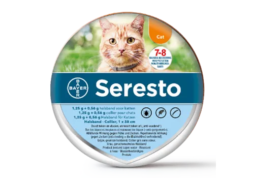 Bayer Seresto Vlooien- en Tekenhalsband voor Katten