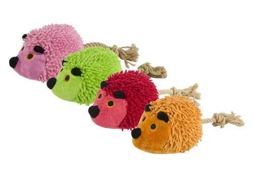 Fuzzle Hedgie met een staart Rood