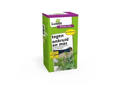 Luxan Greenfix Zero tegen onkruid en mos