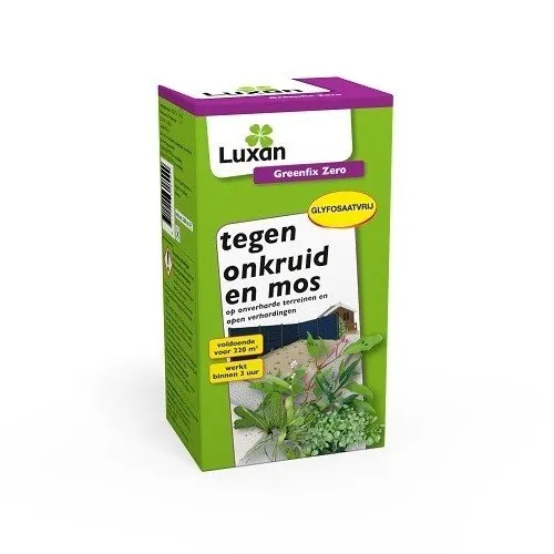 Luxan Greenfix Zero tegen onkruid en mos