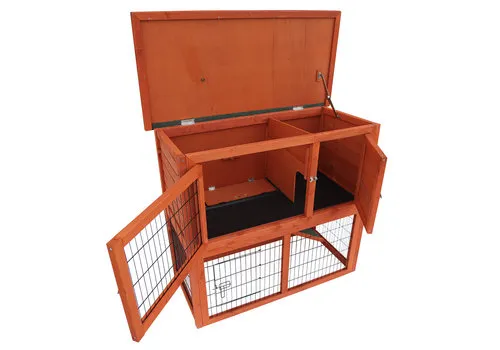 Duvo+ Konijnenhok Raymond Classic bruin | 104,2 x 52 x 92 cm