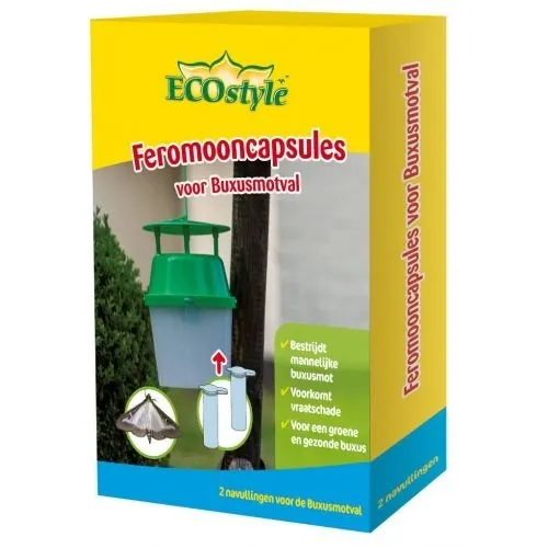 ECOstyle Feromooncapsules buxusmotval - navulling 2 stuks
