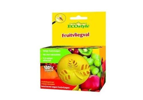 ECOstyle ECOstyle Fruitvliegval - effectieve val met lokstof ECOstyle ECOstyle Fruitvliegval - effectieve val met lokstof