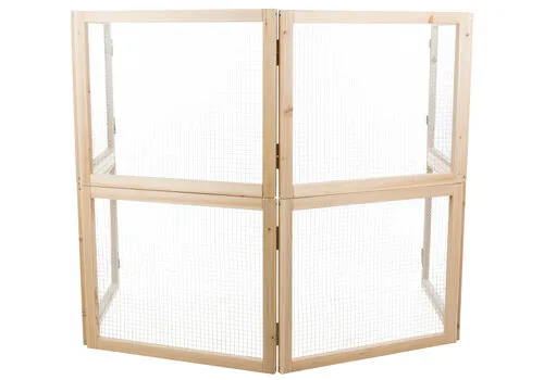 Trixie Indoor ren 4 panelen hout