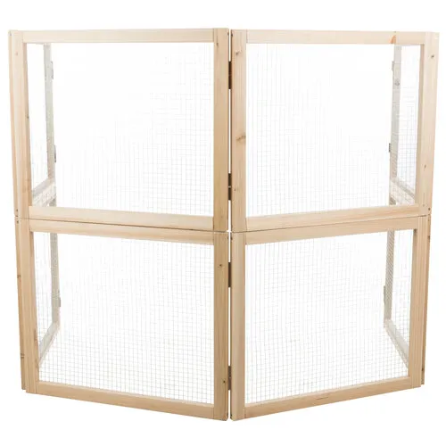 Trixie Indoor ren 4 panelen hout