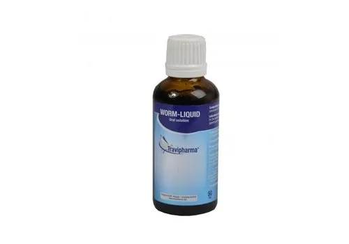 Travipharma Worm-Mix Vloeibaar 50 ml | Ontwormingsmiddel voor duiven en volièrevogels