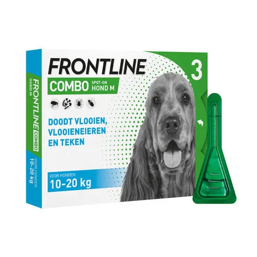Frontline Combo Spot-On Hond 10 tot 20 kg | Vlooien, Teken en Vlooienontwikkeling