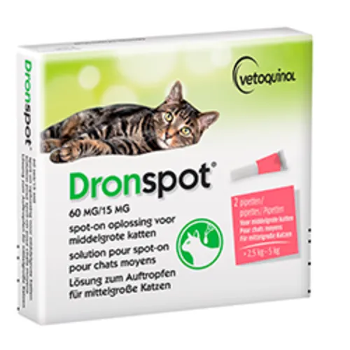 Vetoquinol Dronspot Ontworming Kat