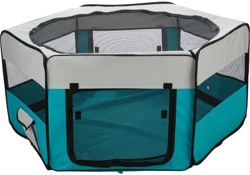Trixie Puppyren turquoise grijs