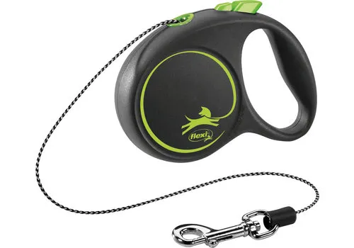 Flexi BLACK DESIGN Rollijn met Koord Flexi BLACK DESIGN Rollijn met Koord