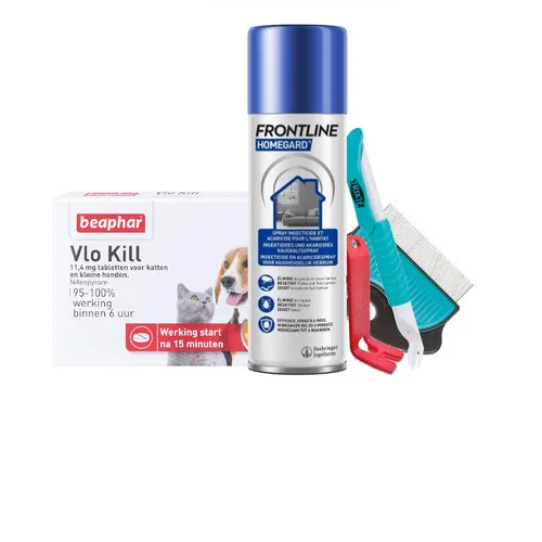 Vlooien, Teken en Ontworming