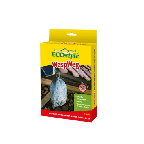 ECOstyle ECOstyle WespWeg - Wespen verjagen zonder gif met imitatie wespennest ECOstyle ECOstyle WespWeg - Wespen verjagen zonder gif met imitatie wespennest