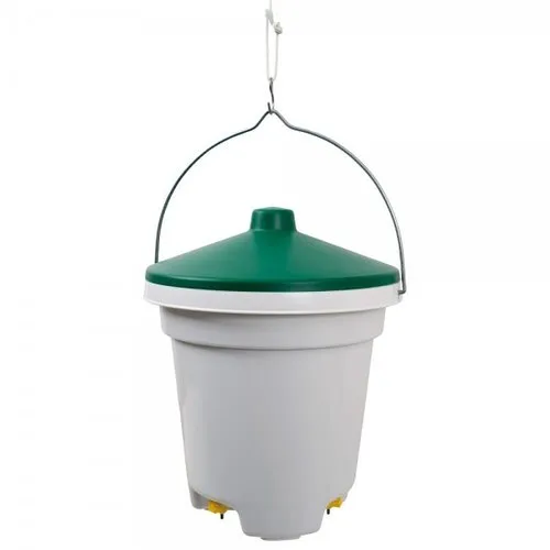 Junai.nl Drinkemmer 12 liter met nippels - rood of groen