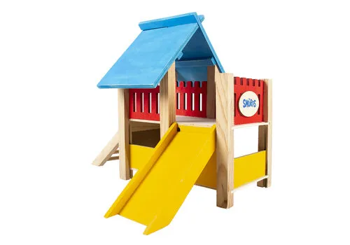 Duvo+ Smurfs Houten knaagdier speeltuin meerkleurig