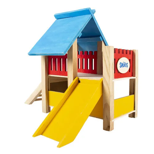 Duvo+ Smurfs Houten knaagdier speeltuin meerkleurig