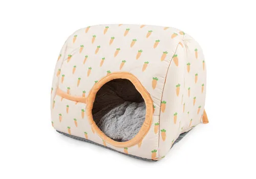 Duvo+ Carrot schuilhuis pluche meerkleurig