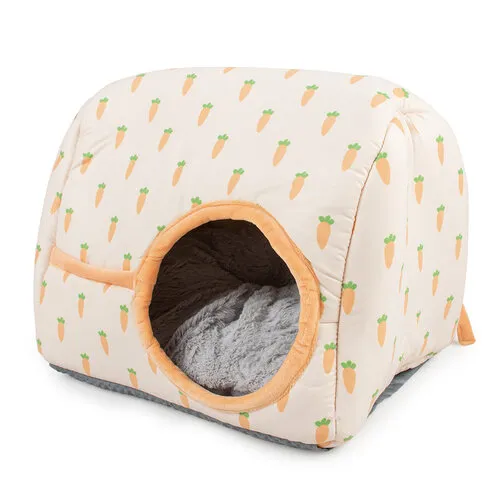 Duvo+ Carrot schuilhuis pluche meerkleurig