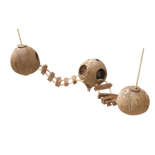 Ebi Kokosnoothuisje met ladder en touw