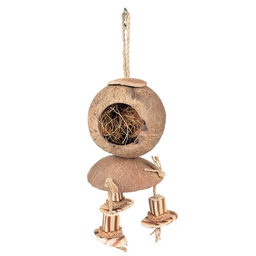 Duvo+ Kokosnoot Jungle House met houten blokken