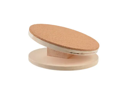 Duvo+ Ergonomische loopschijf kurk bruin