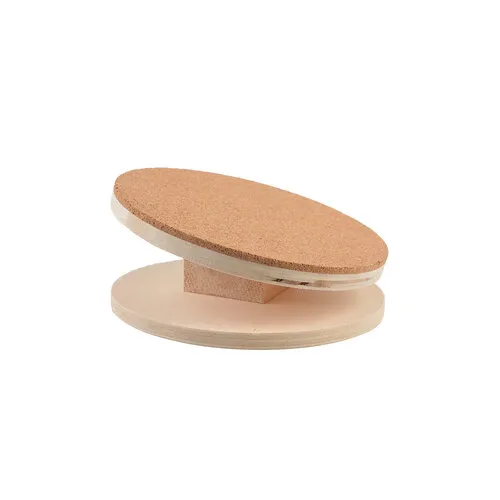 Duvo+ Ergonomische loopschijf kurk bruin