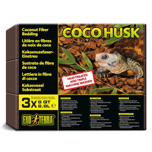 Exo Terra Kokosvezel bodembedekking Coco Husk 3-pack