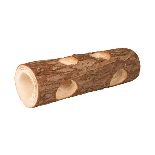 Duvo+ Houten Boomstam Knaagdierspeelgoed
