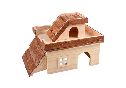 Duvo+ Houten hacienda voor kleine dieren