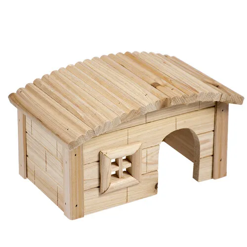 Duvo+ Houten lodge koepeldak voor knaagdieren